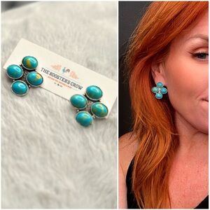 Perfect Turquoise Post Earrings